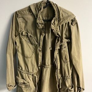 Talula Green Fall Jacket